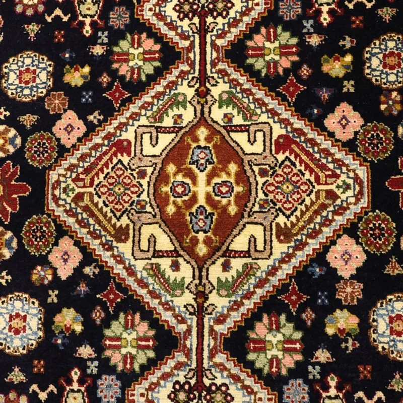 Täbriz Teppich 97x144cm - Perserteppich - sand