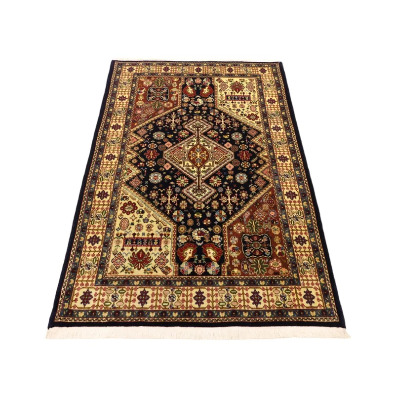 Täbriz Teppich 97x144cm - Perserteppich - sand