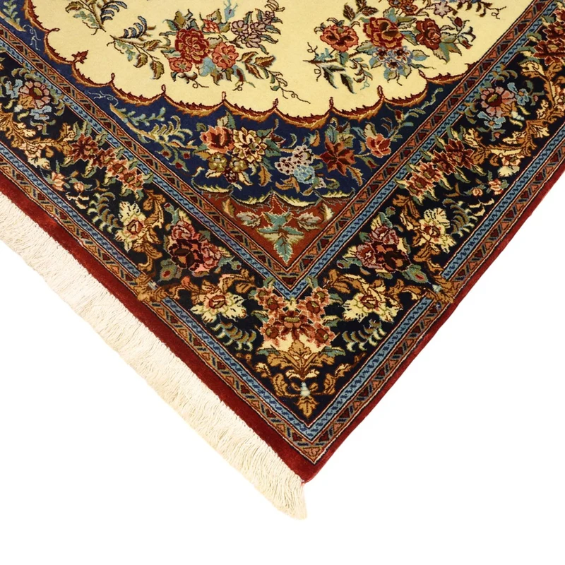 Sarough Teppich 105x146cm - Perserteppich - creme