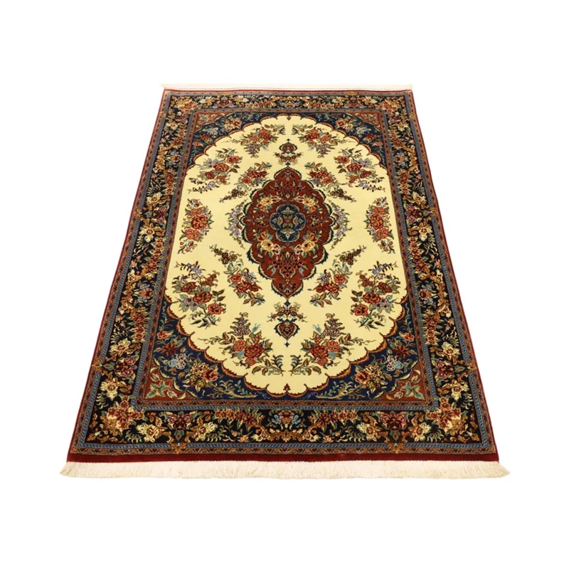 Sarough Teppich 105x146cm - Perserteppich - creme