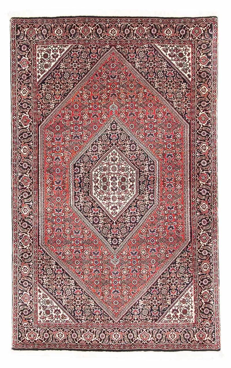 Bidjar Teppich 108x175cm - Perserteppich - rot