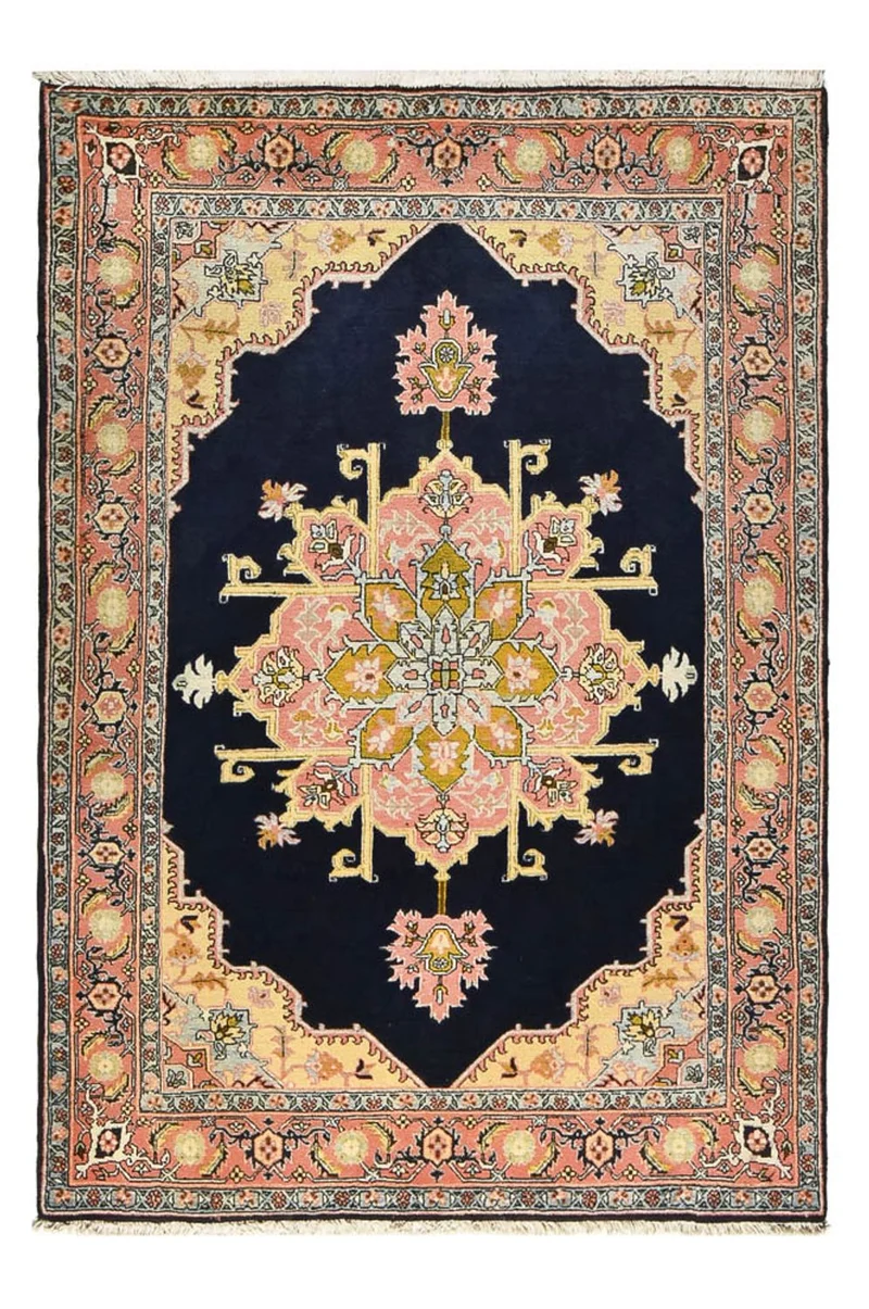 Ardebil Teppich 150x218cm - Perserteppich - dunkelblau