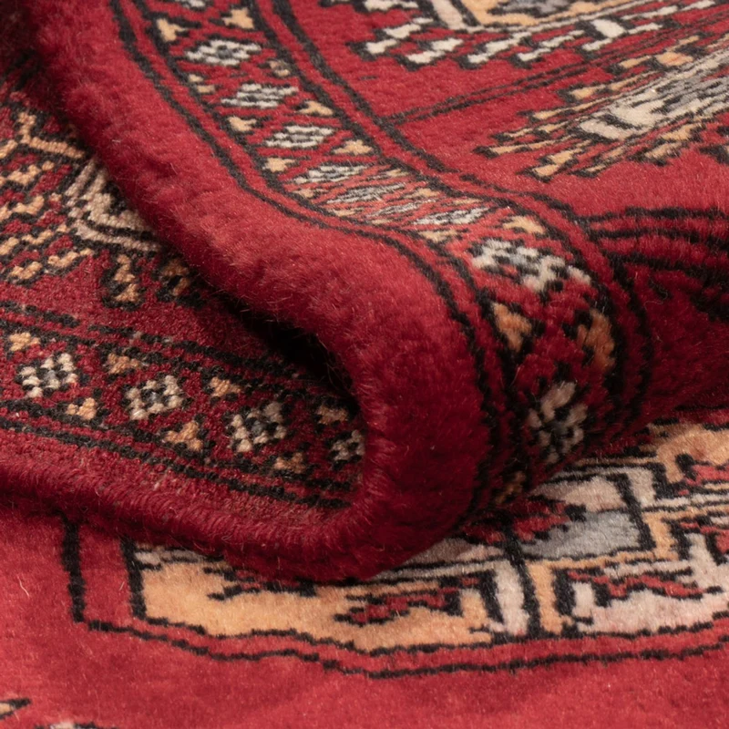 Pakistan Teppich 91x144cm - Orientteppich - rot