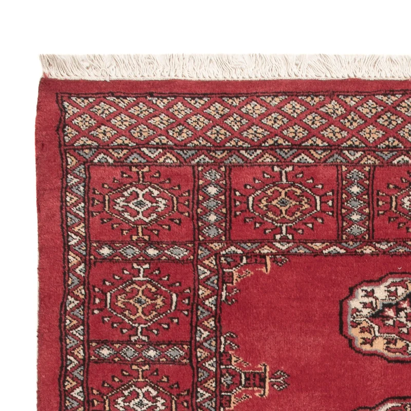 Pakistan Teppich 94x145cm - Orientteppich - rot