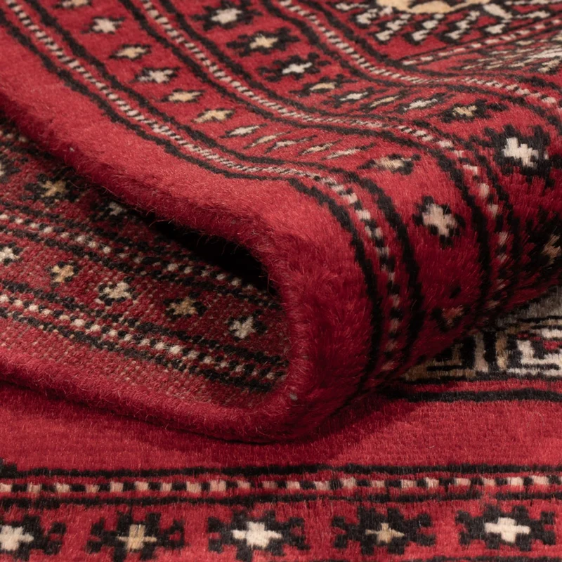 Pakistan Teppich 90x146cm - Orientteppich - rot