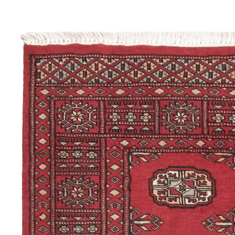 Pakistan Teppich 93x142cm - Orientteppich - rot