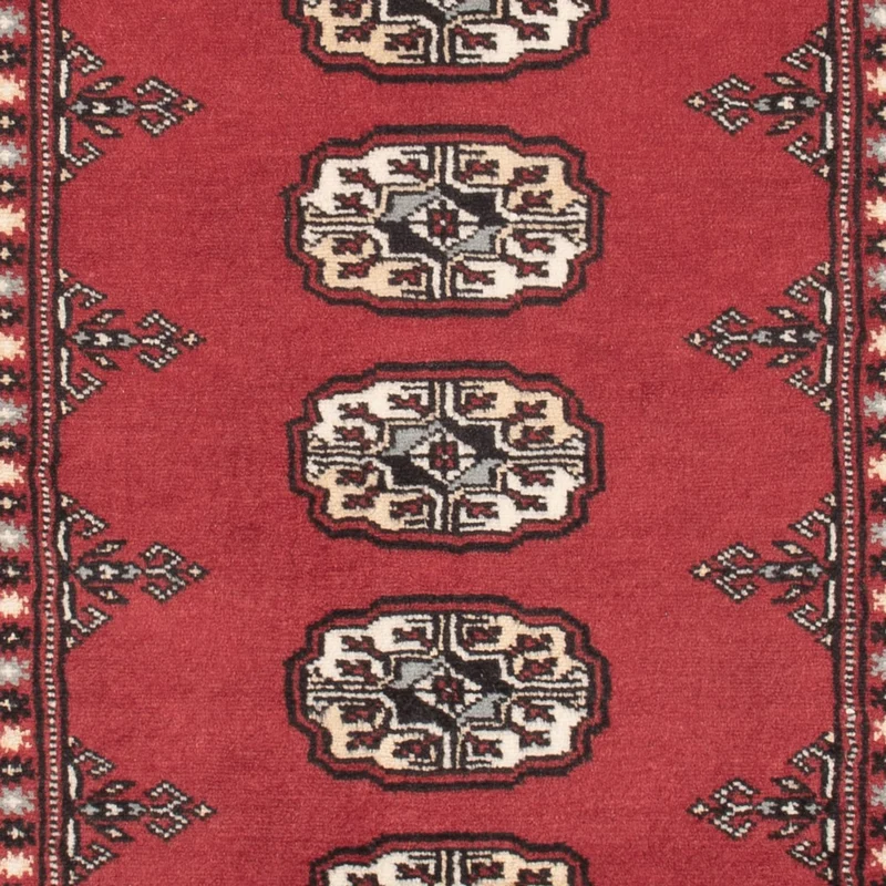 Pakistan Teppich 93x144cm - Orientteppich - rot