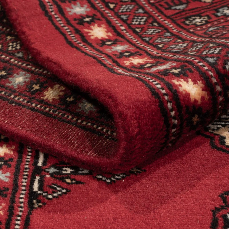 Pakistan Teppich 93x144cm - Orientteppich - rot