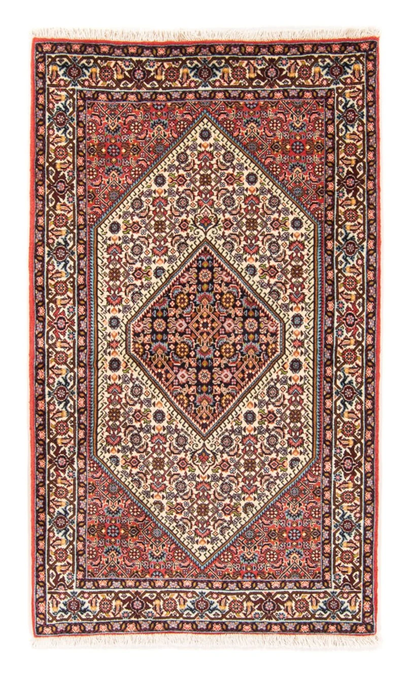 Bidjar - Takab Teppich 87x150cm - Perserteppich - rot
