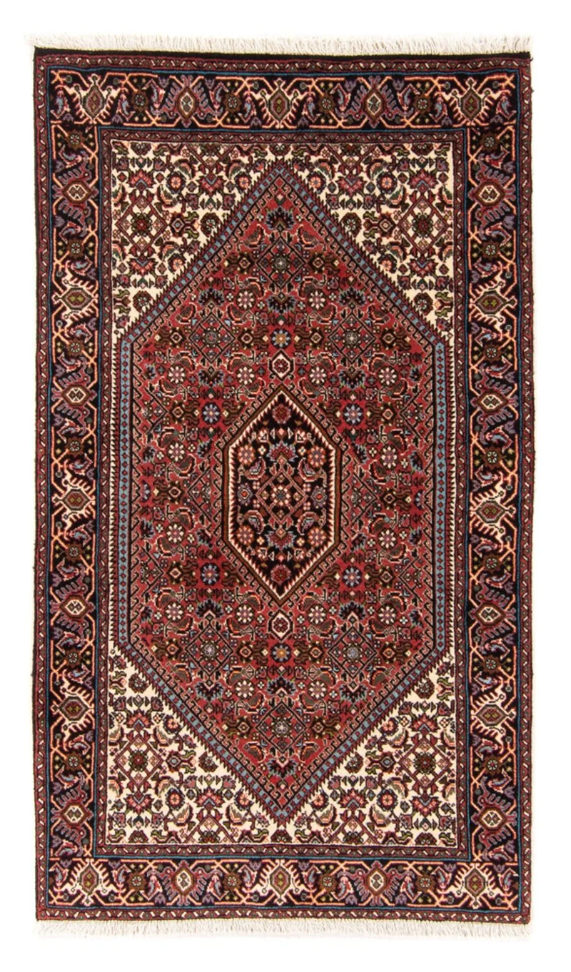 Bidjar - Takab Teppich 82x140cm - Perserteppich - rot