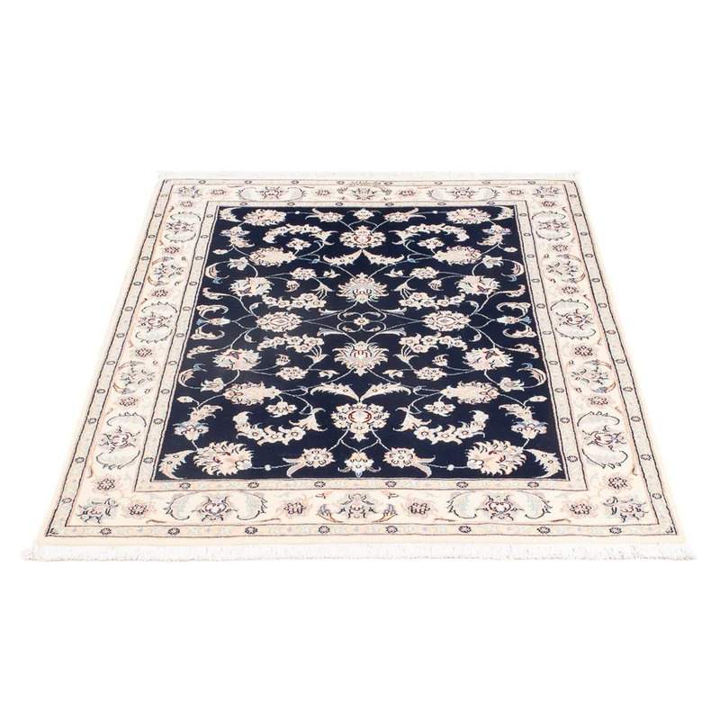 Nain - 6La Teppich 81x120cm - Perserteppich - dunkelblau