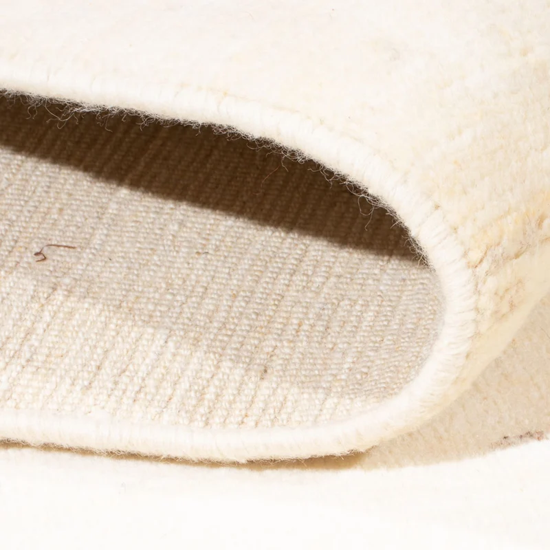 Gabbeh Persisch Teppich 150x200cm - Perserteppich Wollteppich - hellgrau