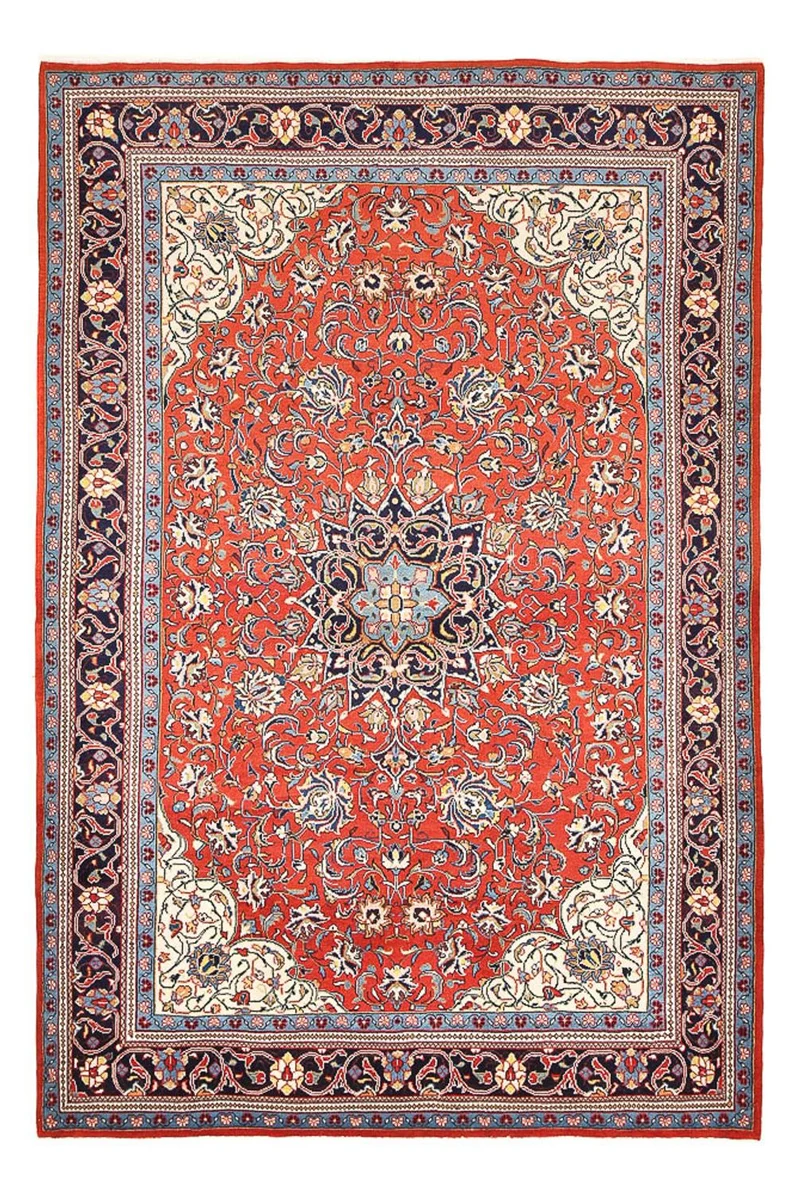 Mahal Teppich 212x315cm - Perserteppich - rot