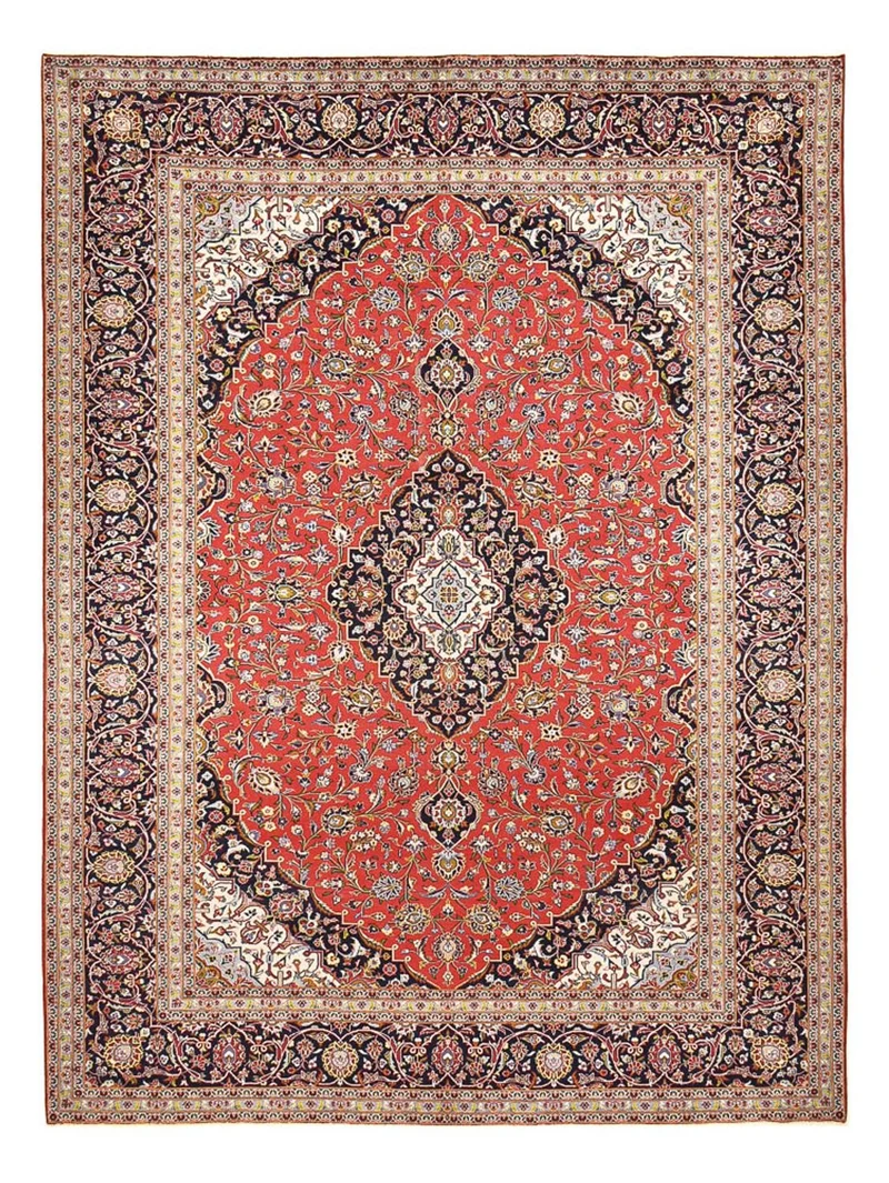 Keshan Teppich 290x392cm - Perserteppich - rot