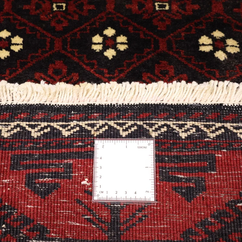 Belutsch Teppich 103x198cm - Orientteppich - dunkelrot