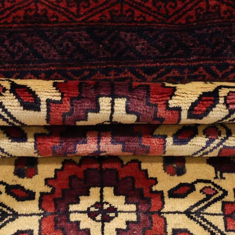 Belutsch Teppich 97x212cm - Orientteppich - hellgrün