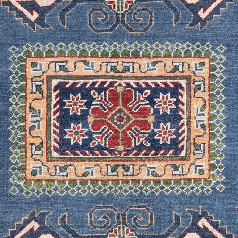 Kazak Teppich 156x206cm - Orientteppich - blau