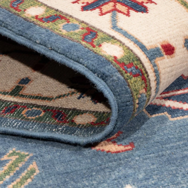 Kazak Teppich 156x206cm - Orientteppich - blau