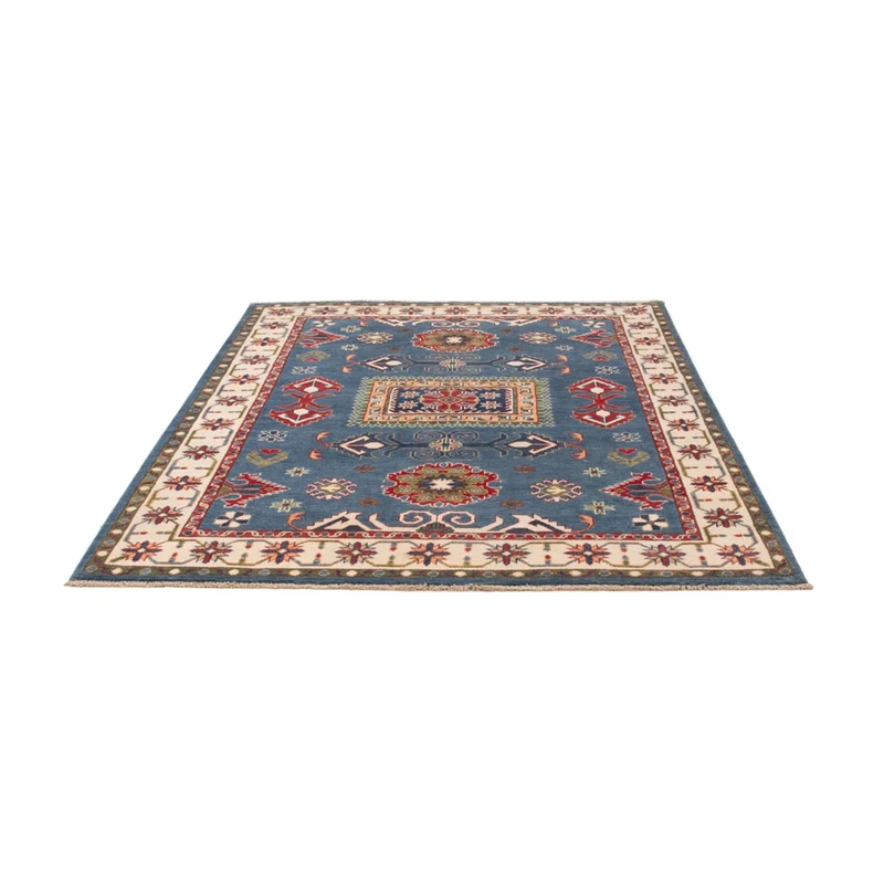 Kazak Teppich 156x206cm - Orientteppich - blau