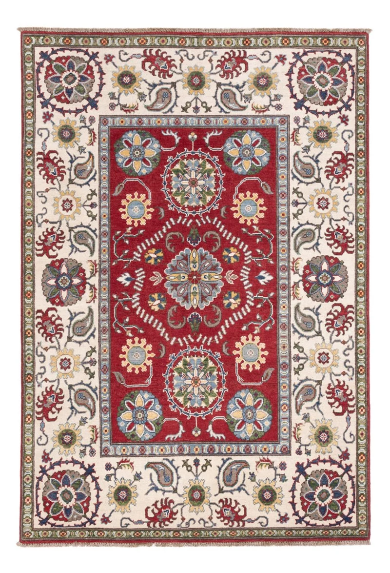 Kazak Teppich 150x218cm - Orientteppich - rot