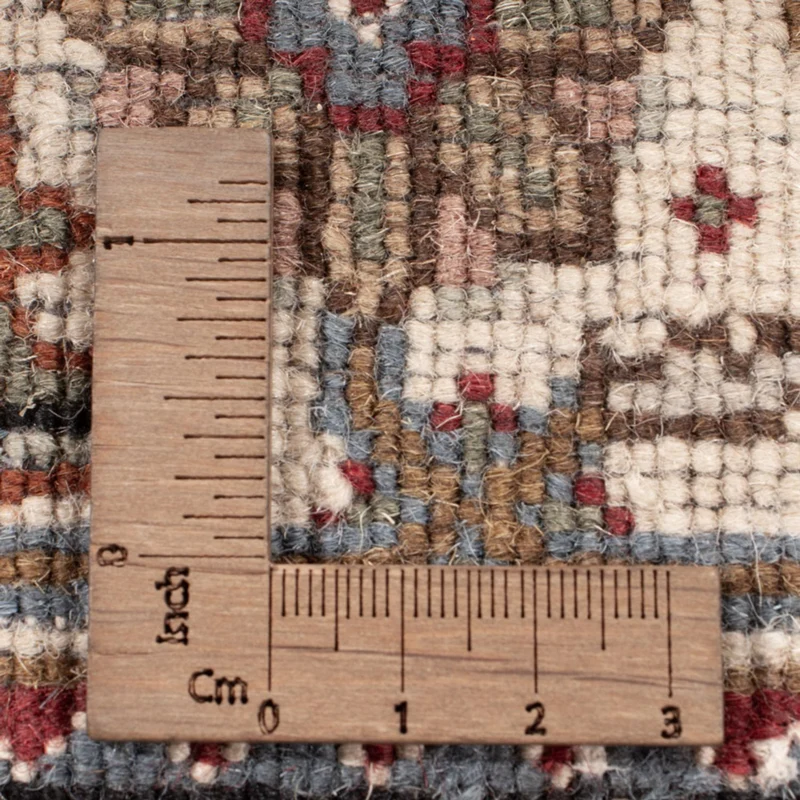 Indo Täbriz Teppich 142x204cm - Orientteppich - dunkelgrau