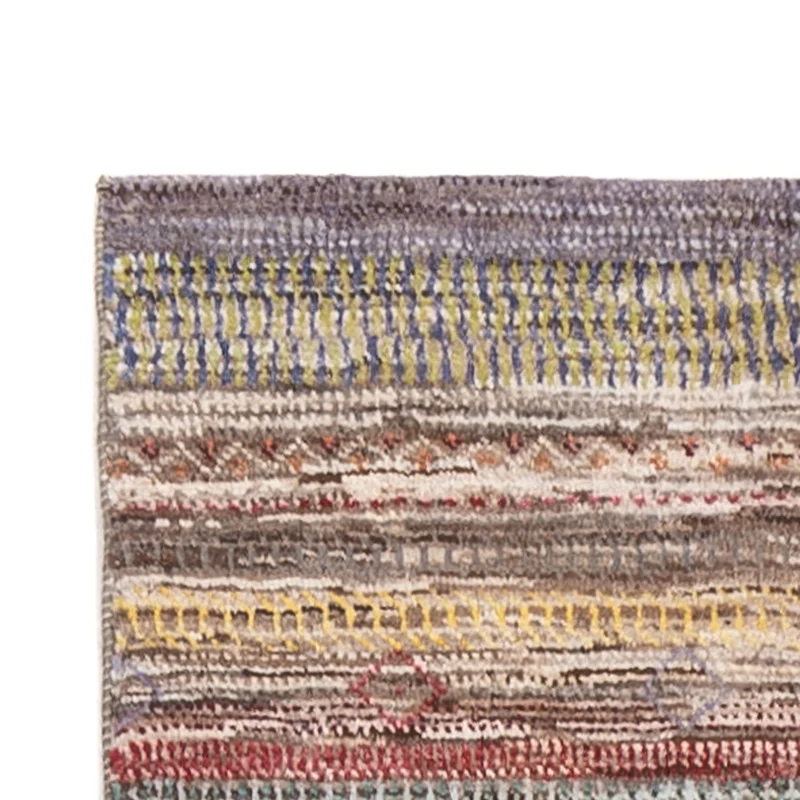 Gabbeh Persisch Teppich 78x340cm - Perserteppich Wollteppich - mehrfarbig