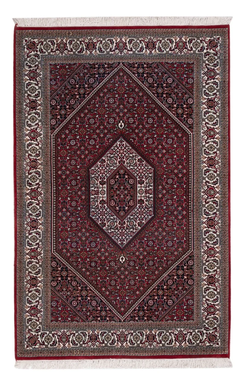 Indo Bidjar Teppich 121x184cm - Orientteppich - dunkelbeige