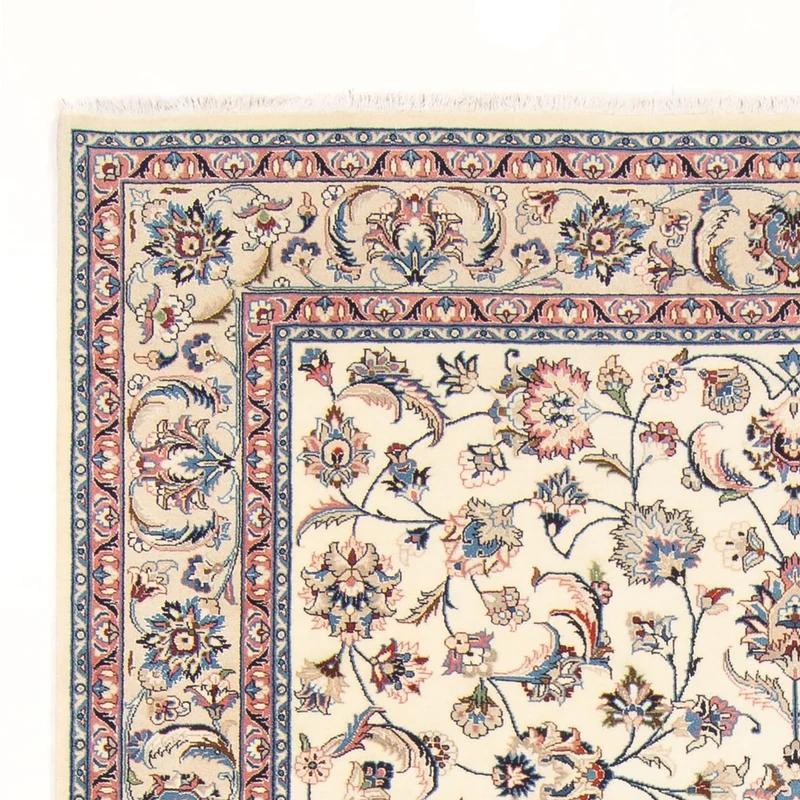 Maschad Teppich 200x302cm - Perserteppich - creme