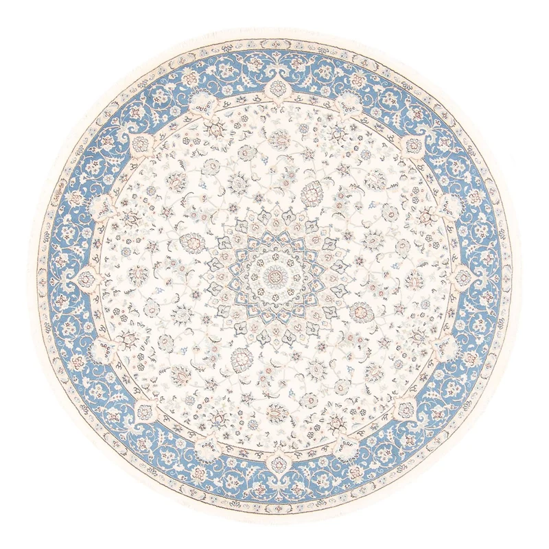 Nain Teppich 200x200cm - Perserteppich - creme