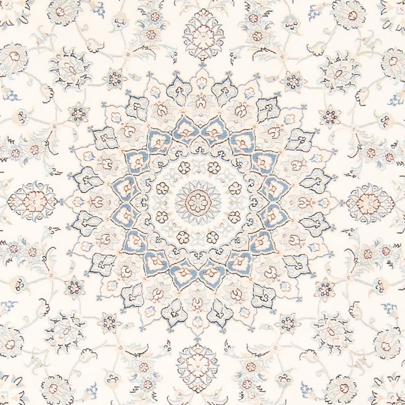 Nain Teppich 200x200cm - Perserteppich - creme