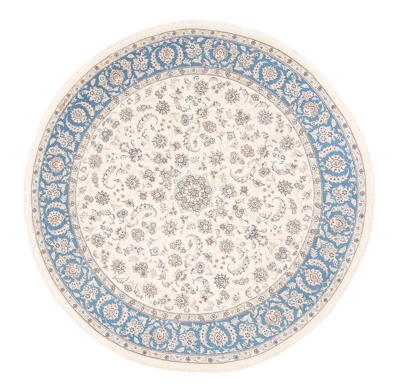 Nain Teppich 200x200cm - Perserteppich - creme