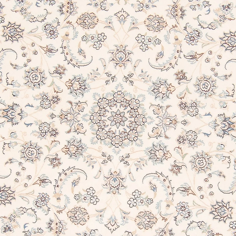 Nain Teppich 200x200cm - Perserteppich - creme