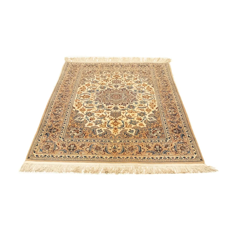 Isfahan Teppich 110x160cm - Perserteppich - beige