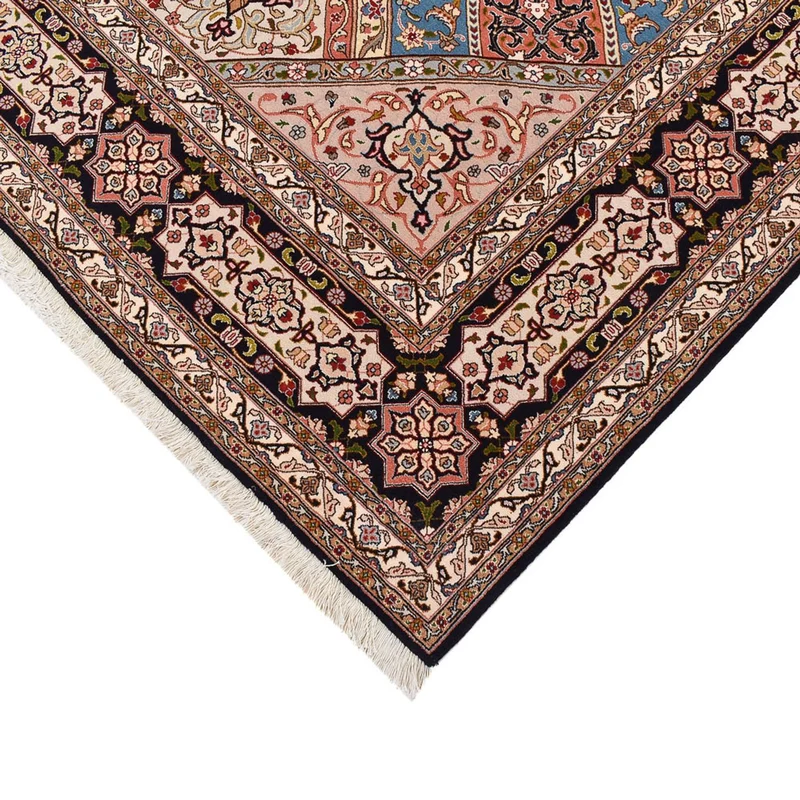 Täbriz - 50 Raj Teppich 253x302cm - Perserteppich - mehrfarbig