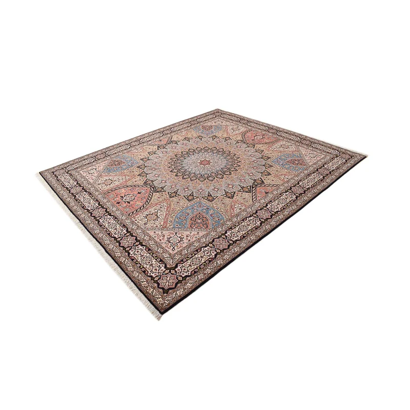 Täbriz - 50 Raj Teppich 253x302cm - Perserteppich - mehrfarbig