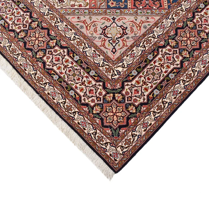 Täbriz - 50 Raj Teppich 253x302cm - Perserteppich - mehrfarbig