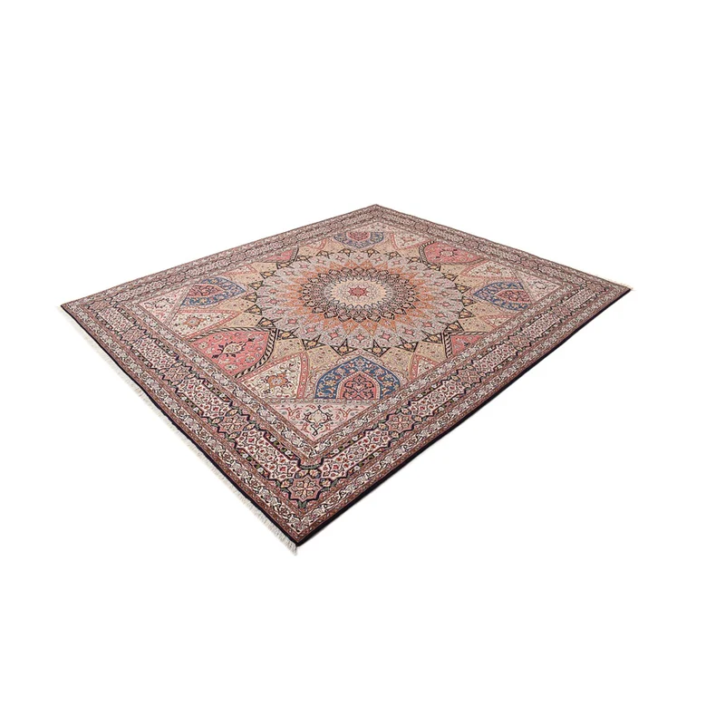 Täbriz - 50 Raj Teppich 253x302cm - Perserteppich - mehrfarbig