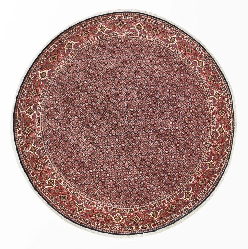 Bidjar Teppich 300x300cm - Perserteppich - dunkelrot