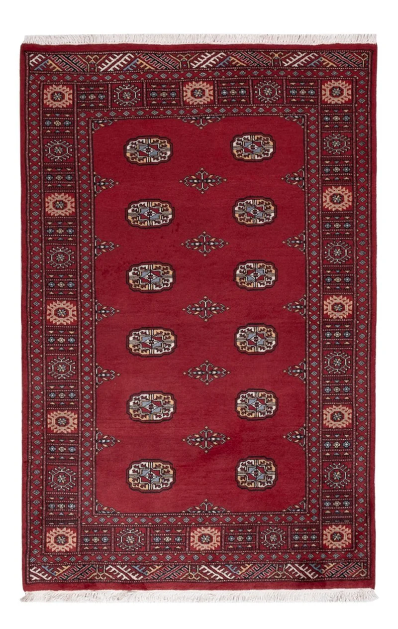 Pakistan Teppich 119x180cm - Orientteppich - rot
