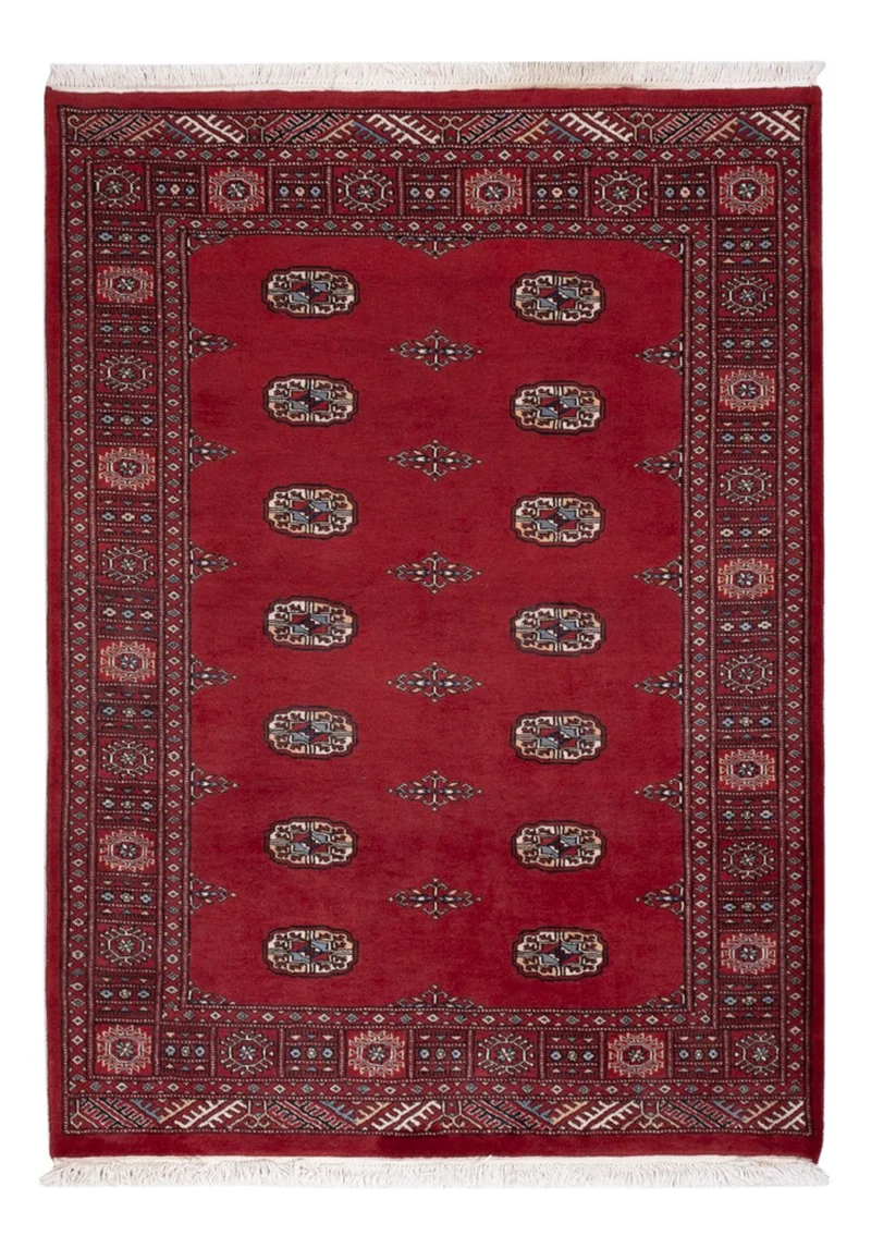 Pakistan Teppich 128x170cm - Orientteppich - rot