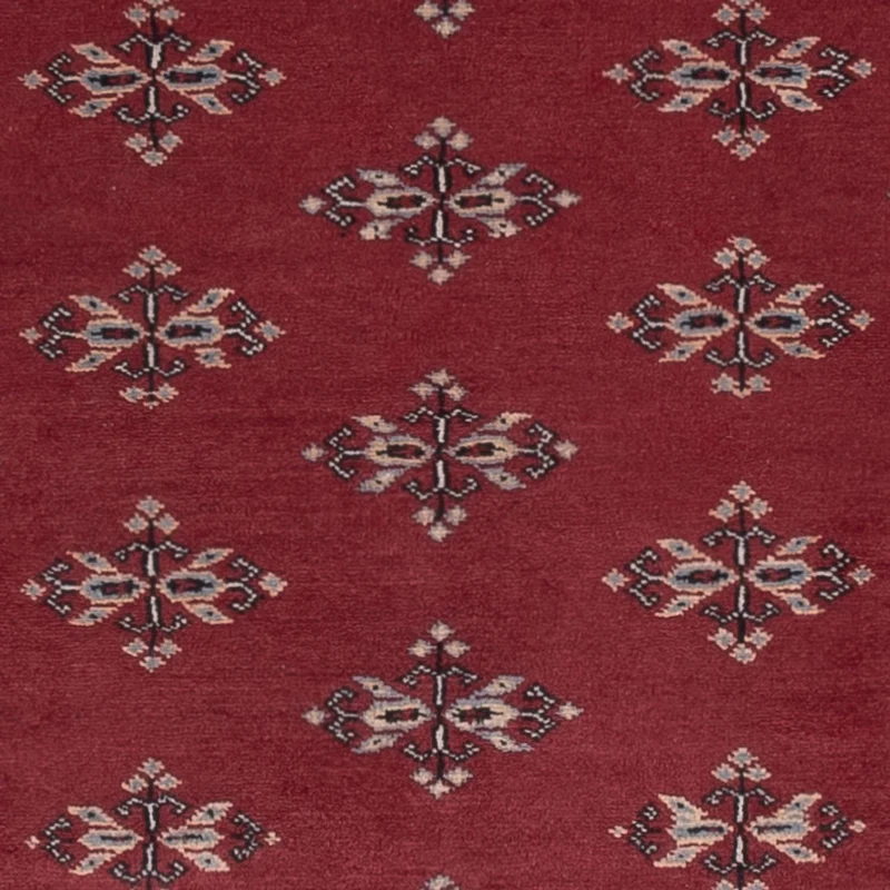 Pakistan Teppich 126x174cm - Orientteppich - rot