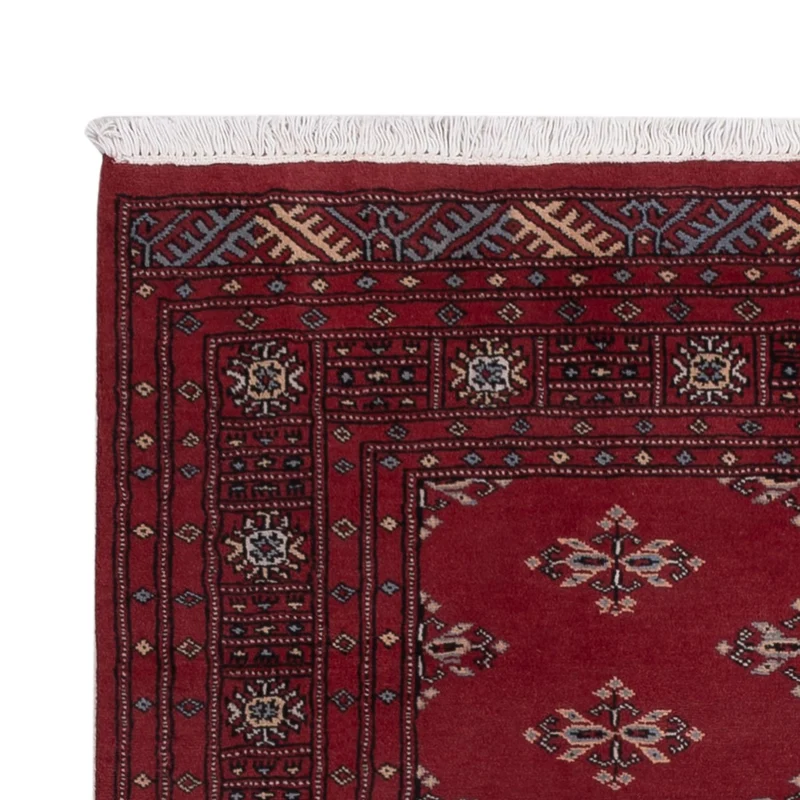 Pakistan Teppich 126x174cm - Orientteppich - rot
