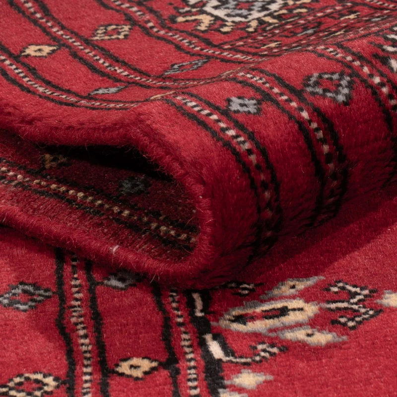 Pakistan Teppich 126x174cm - Orientteppich - rot