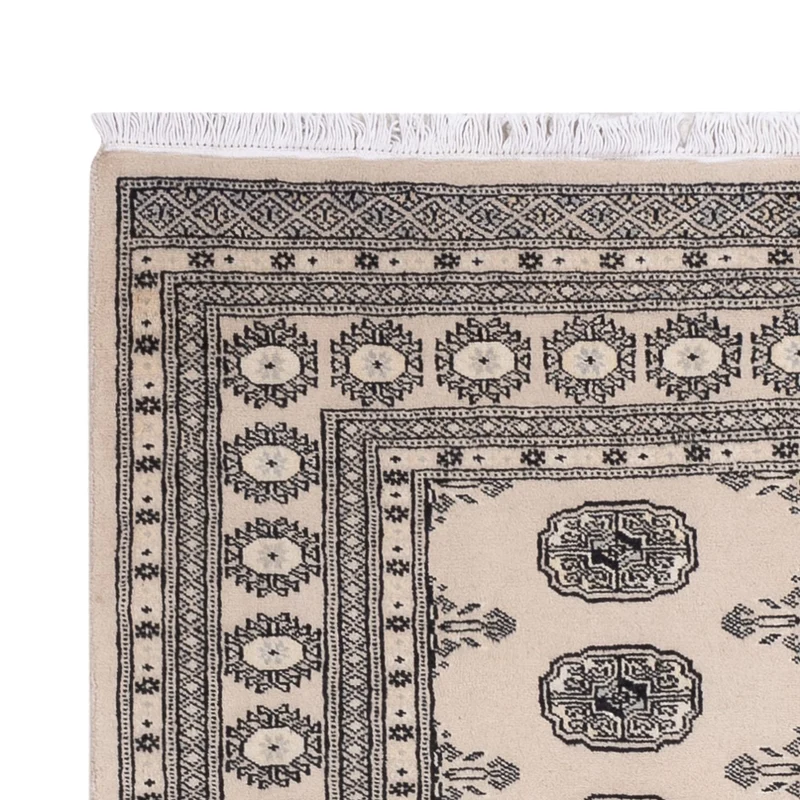 Pakistan Teppich 126x174cm - Orientteppich - beige
