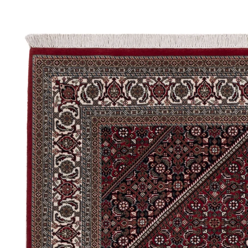 Indo Bidjar Teppich 145x204cm - Orientteppich - dunkelbraun