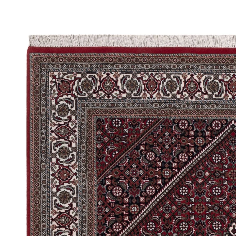 Indo Bidjar Teppich 142x201cm - Orientteppich - dunkelbraun