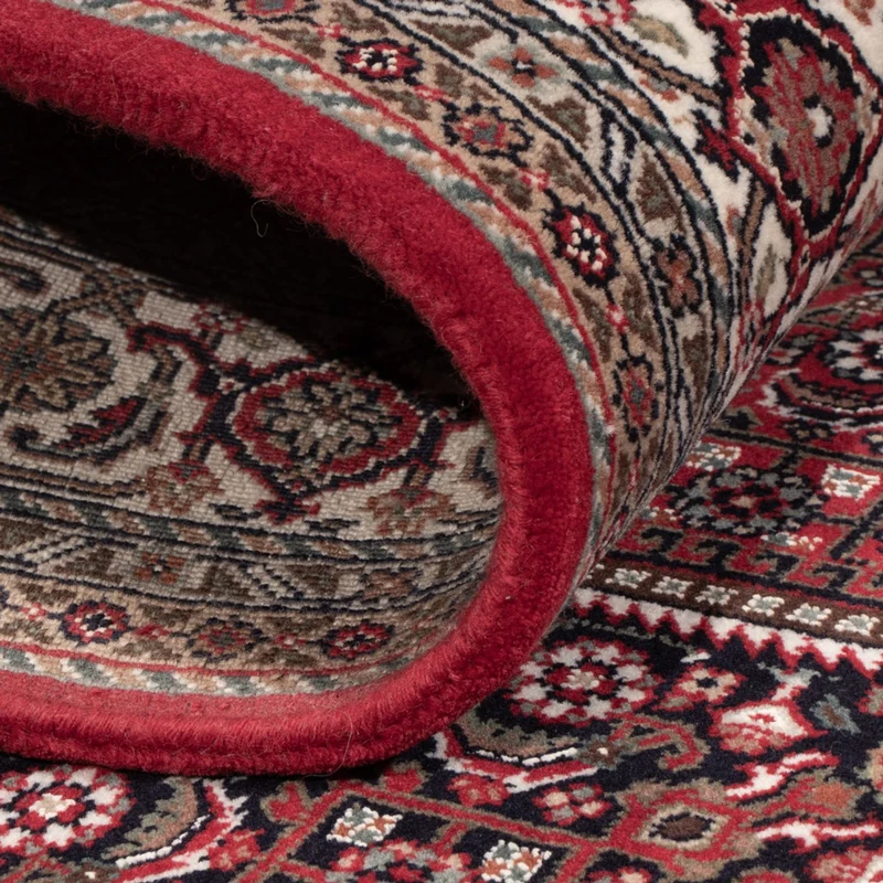 Indo Bidjar Teppich 142x201cm - Orientteppich - dunkelbraun