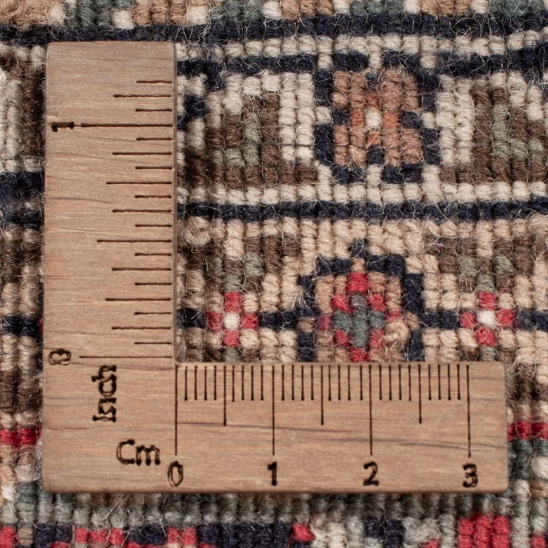 Indo Bidjar Teppich 142x201cm - Orientteppich - dunkelbraun