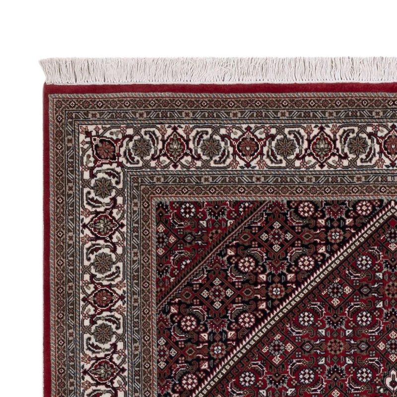 Indo Bidjar Teppich 142x200cm - Orientteppich - dunkelbraun