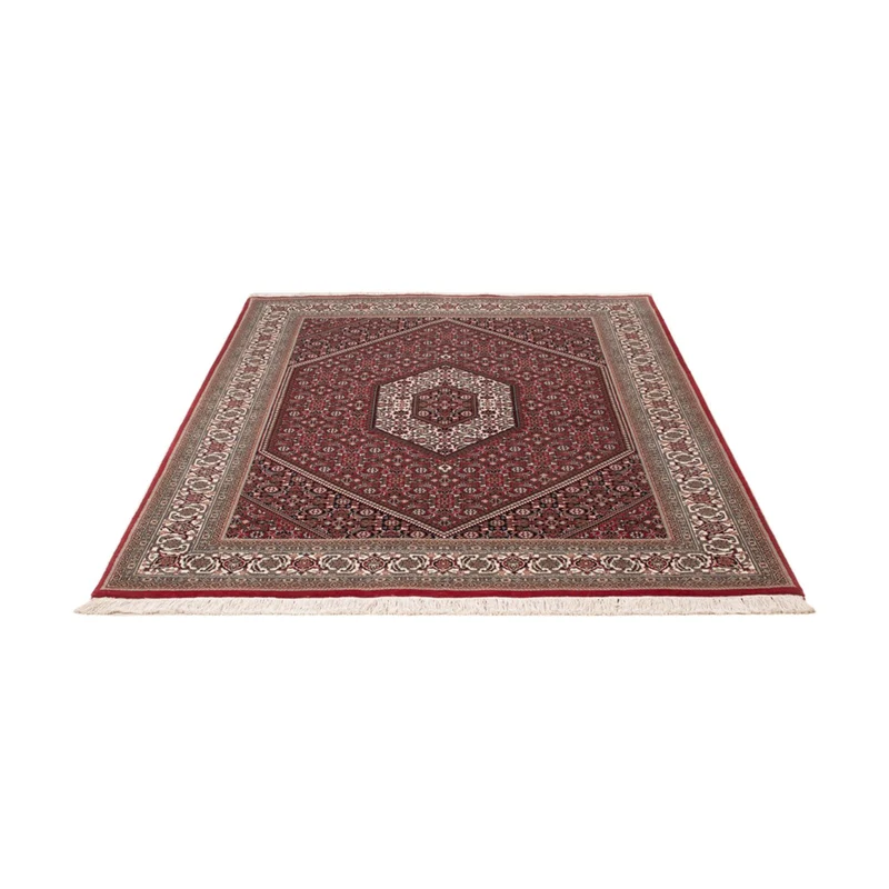 Indo Bidjar Teppich 142x200cm - Orientteppich - dunkelbraun